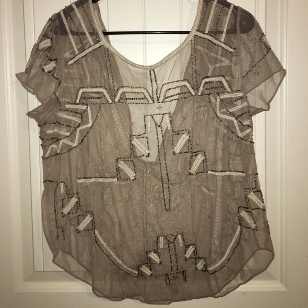 Free people sheer top